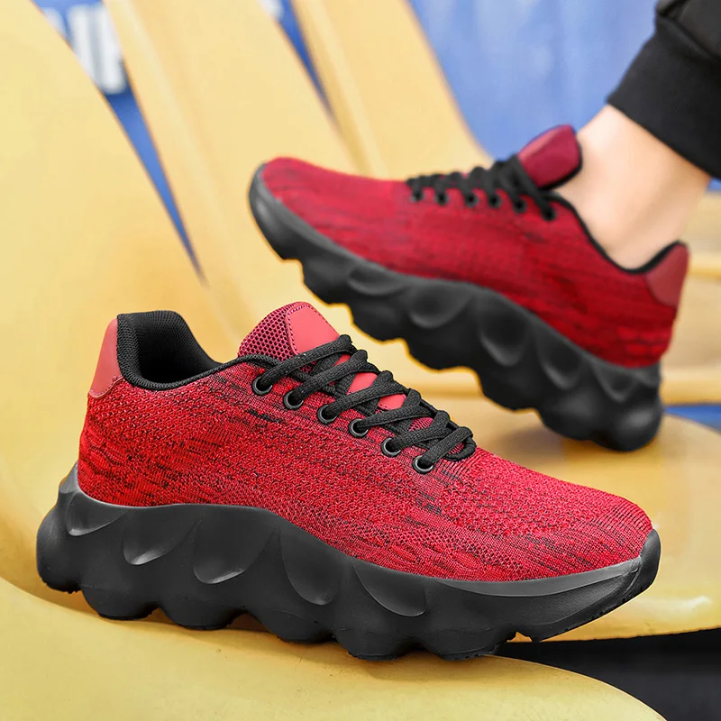 2025 New High Quality Men's Running Shoes Large Size 46 47 48 Breathable Mesh Ultra Light Men's Sports Shoes Black Red White
2025 New High Quality Men's Running Shoes Large Size 46 47 48 Breathable Mesh Ultra Light Men's Sports Shoes Black Red White