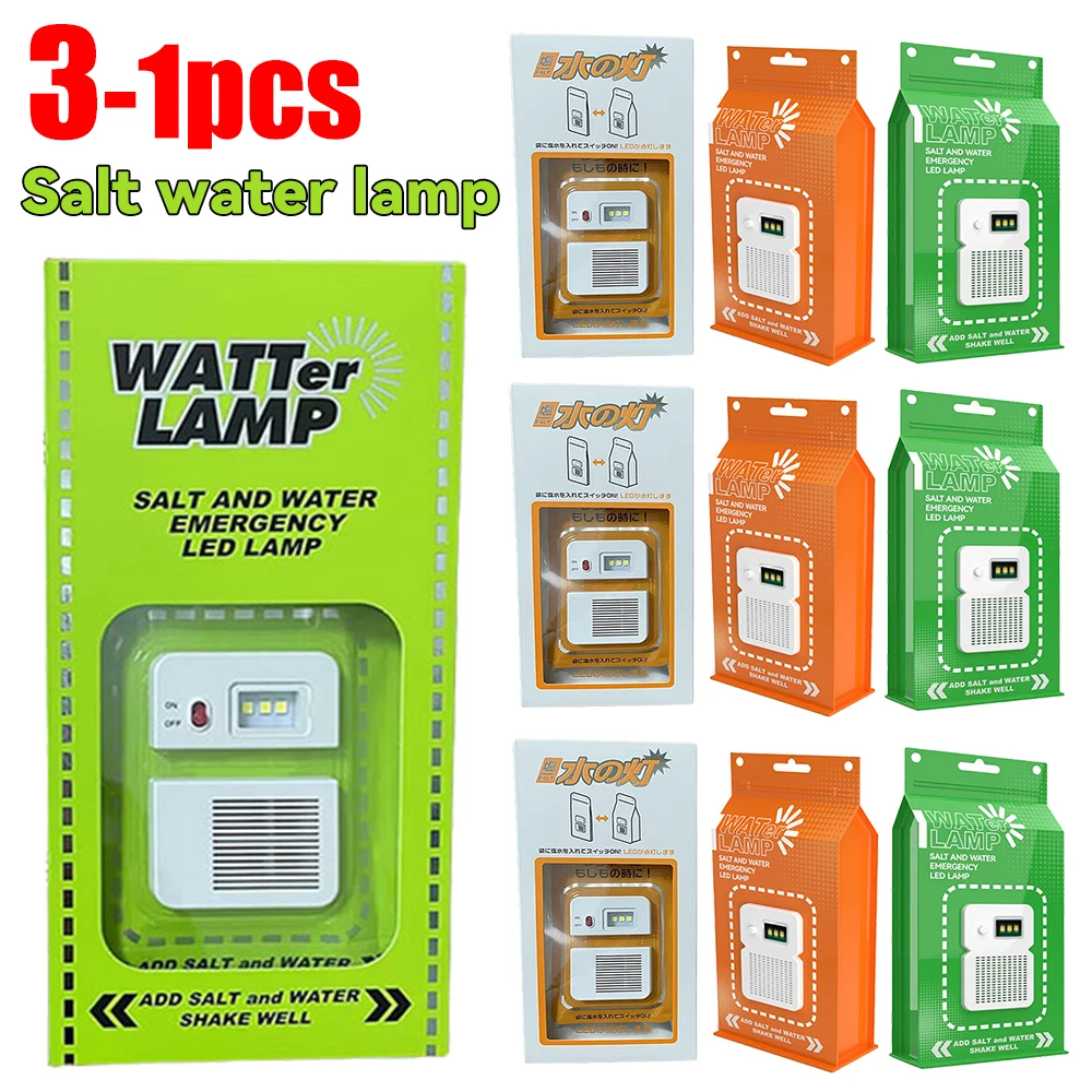 Salt Water Lamp Portable Outdoor Camping Light Reusable Waterproof Portable Energy Savin Lamp Picnic Fishing Camping Lantern
Salt Water Lamp Portable Outdoor Camping Light Reusable Waterproof Portable Energy Savin Lamp Picnic Fishing Camping Lantern