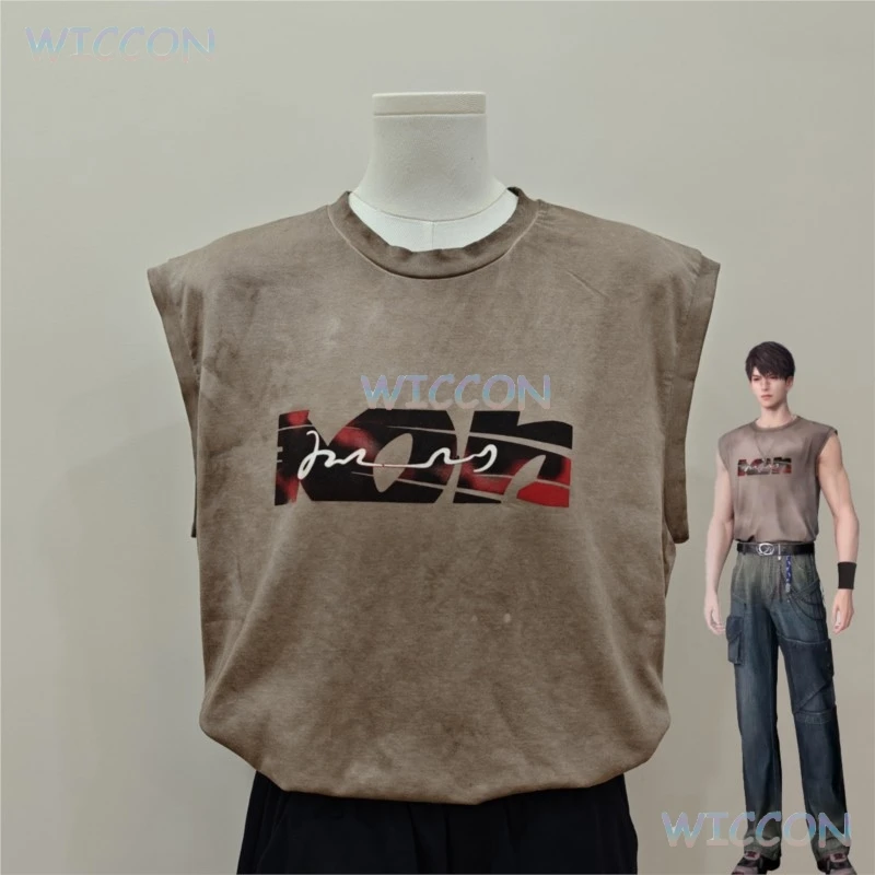 Game Love And Deepspace Cosplay Caleb Cosplay Brown Summer Brown Sleeveless Vest Tshirt Men Comic Halloween Party Roleplay Suit
Game Love And Deepspace Cosplay Caleb Cosplay Brown Summer Brown Sleeveless Vest Tshirt Men Comic Halloween Party Roleplay Suit