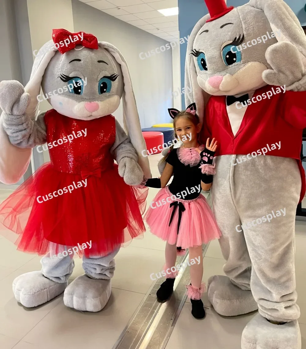 Christmas Red Tailcoat Wedding Easter Bunny Mascot Costume Gress Anime Cosplay Grey Rabbit Christmas Halloween Birthday Party
Christmas Red Tailcoat Wedding Easter Bunny Mascot Costume Gress Anime Cosplay Grey Rabbit Christmas Halloween Birthday Party