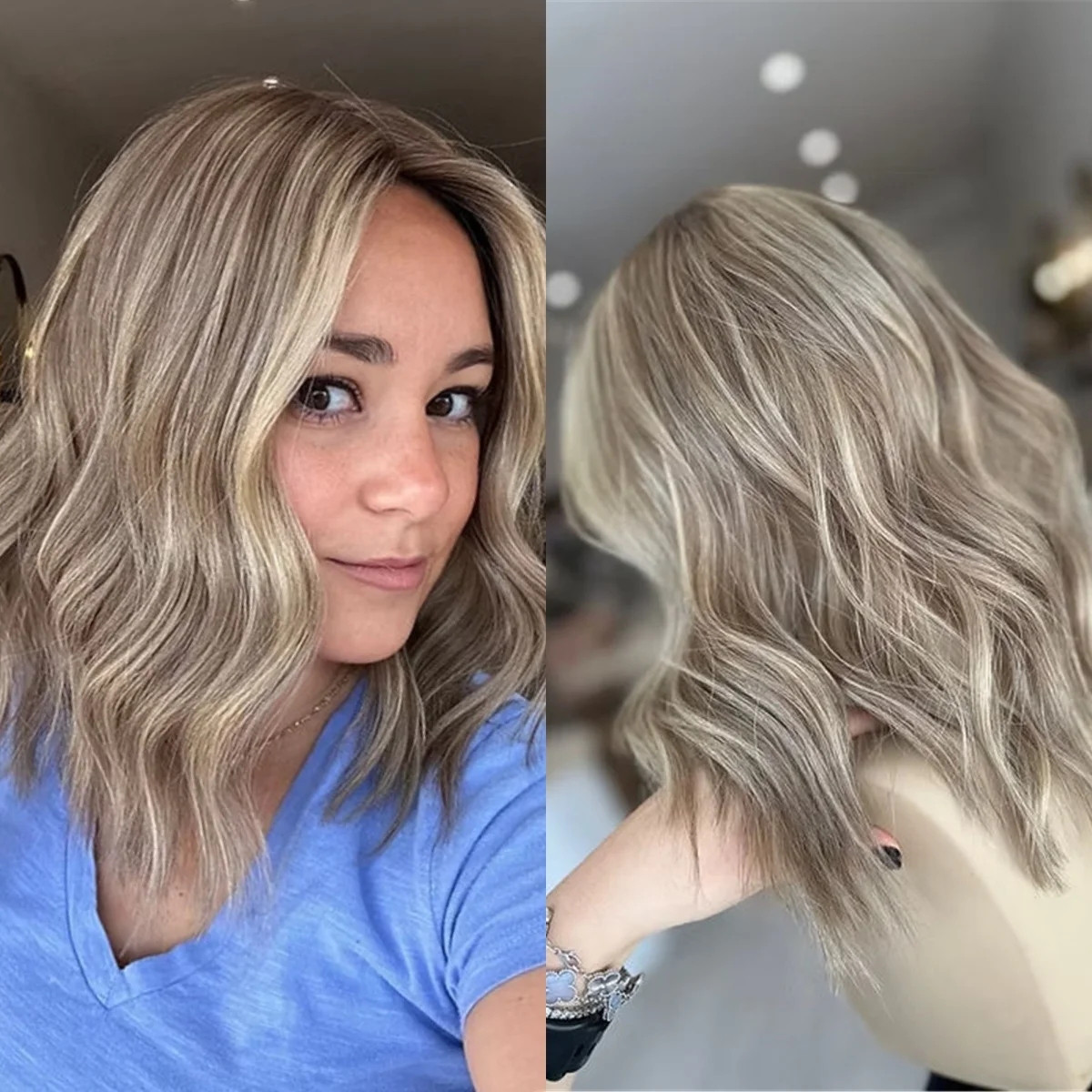 Shoulder Hair Light Blonde Synthetic Lace Wigs for Women Body Wave 13*4 High Definition Wig 150% Density Daily Party Cosplay Wig
Shoulder Hair Light Blonde Synthetic Lace Wigs for Women Body Wave 13*4 High Definition Wig 150% Density Daily Party Cosplay Wig