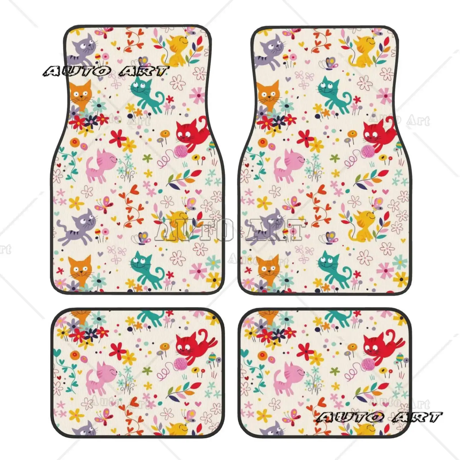 The Cat and Rose Flower Pattern Car Floor Mat Is Suitable for All Car Floor Mats and Can Be Used All Year Round
The Cat and Rose Flower Pattern Car Floor Mat Is Suitable for All Car Floor Mats and Can Be Used All Year Round
