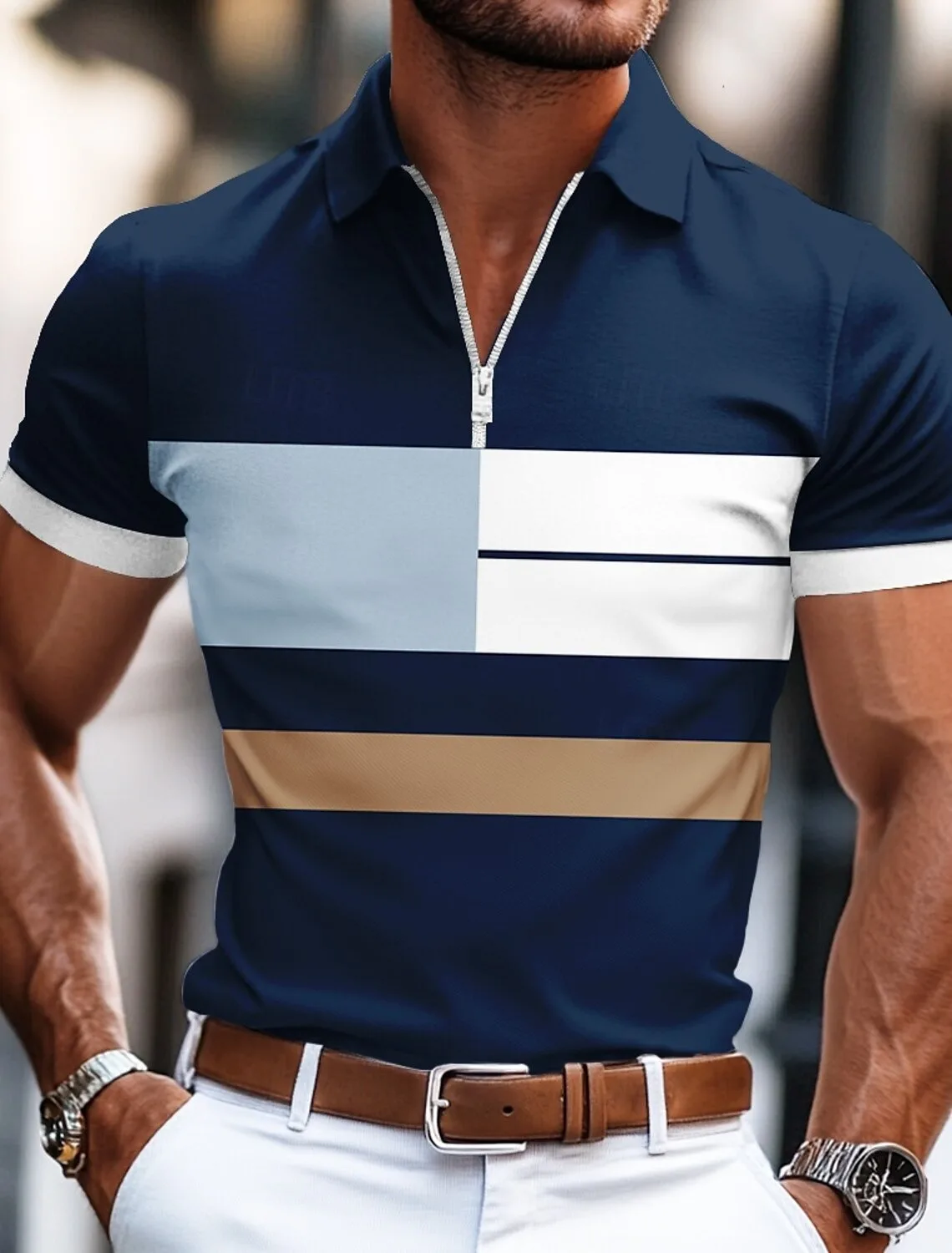 Men's Striped Rugby Polo Short Sleeve Polo Shirts Collared Shirts Business Casual Business Athleisure Wear work Daily Wear tops
Men's Striped Rugby Polo Short Sleeve Polo Shirts Collared Shirts Business Casual Business Athleisure Wear work Daily Wear tops