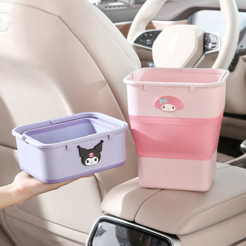 Sanrio Car Trash Can Foldable Umbrella Storage Outdoor Bucket Storage Barrel Cute My Melody Kuromi Auto Accessories Gift
Sanrio Car Trash Can Foldable Umbrella Storage Outdoor Bucket Storage Barrel Cute My Melody Kuromi Auto Accessories Gift