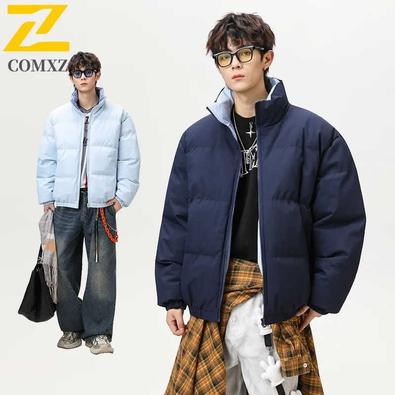 COMXZ 2025, новая мужская стеганая куртка в корейском стиле, легкая стеганая куртка для езды на велосипеде, утепленная теплая зимняя новая одежда
COMXZ 2025, новая мужская стеганая куртка в корейском стиле, легкая стеганая куртка для езды на велосипеде, утепленная теплая зимняя новая одежда