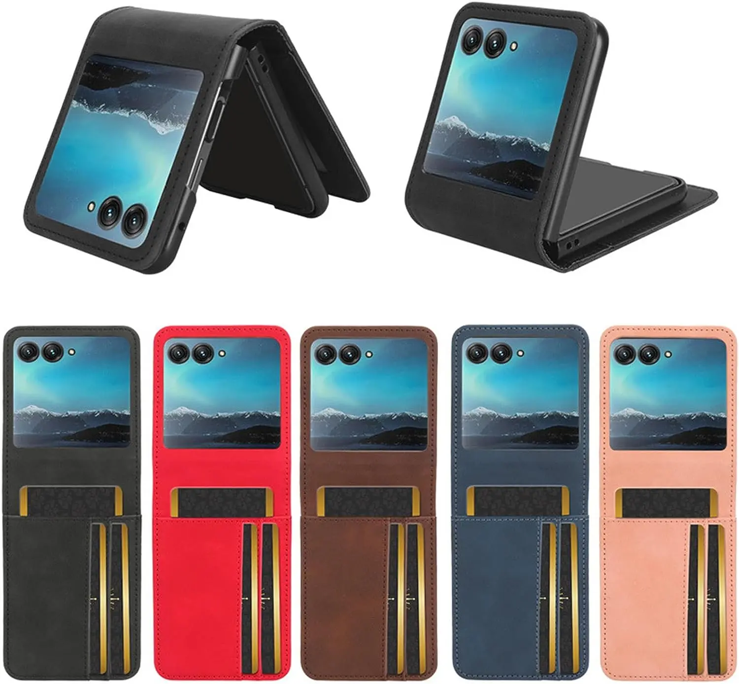 Case for Motorola Razr 40 Ultra 2023 with Card Slots, Business Style PU Leather Flip Wallet Case Shockproof Durable Protection
Case for Motorola Razr 40 Ultra 2023 with Card Slots, Business Style PU Leather Flip Wallet Case Shockproof Durable Protection