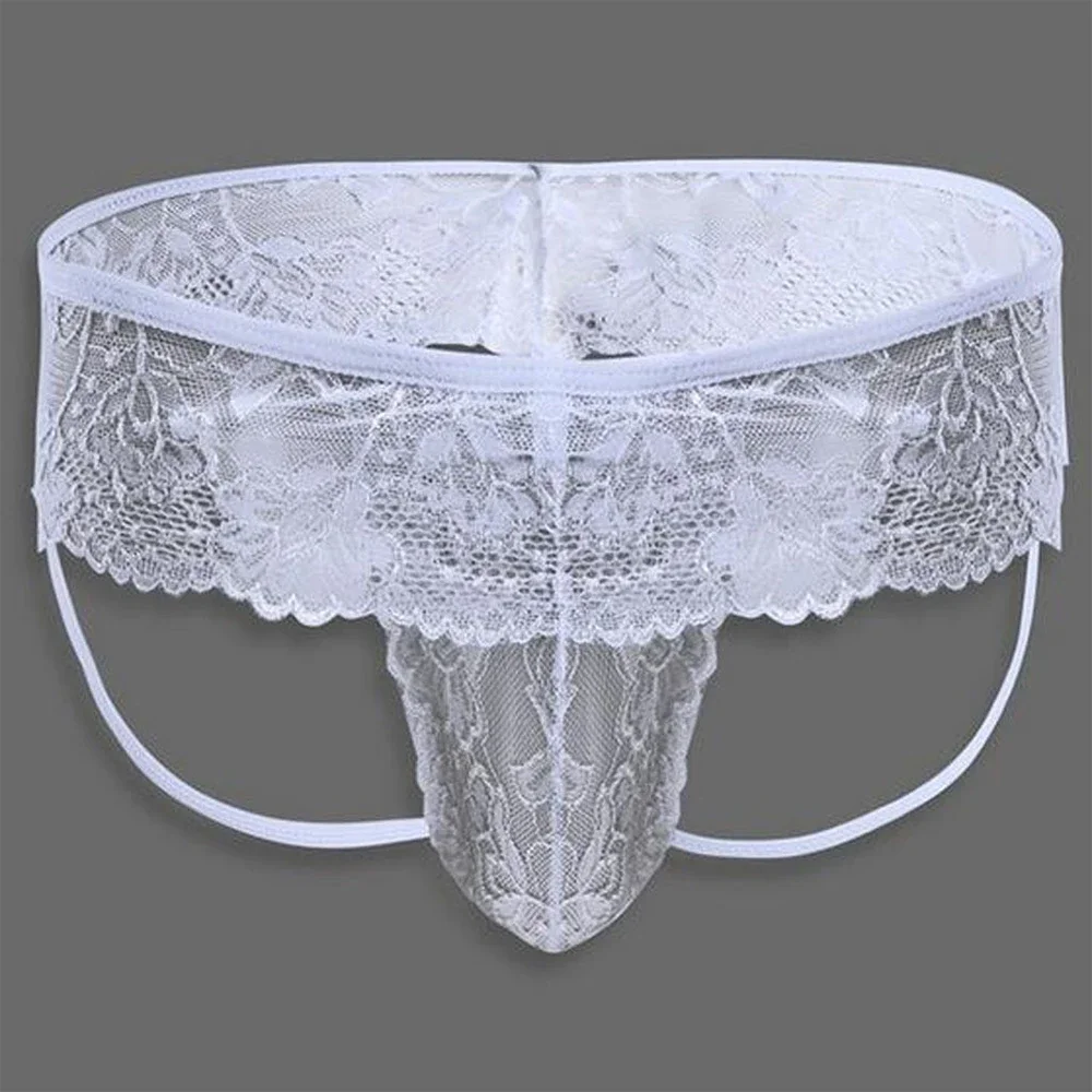 Men Lace Sissy Lingerie See Through Briefs Gay Underwear Open Butt Underpants U Convex Bulge Pouch Panties G-string
Men Lace Sissy Lingerie See Through Briefs Gay Underwear Open Butt Underpants U Convex Bulge Pouch Panties G-string