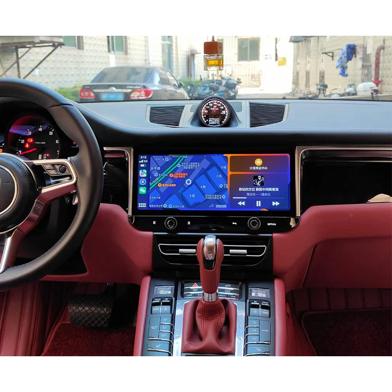 2014-2018 Upgraded Central Control Large Screen Android System Control Navigation Multimedia Player Suitable for Macan