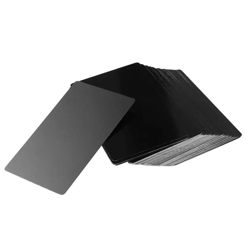 ~Latest Model 400 PCS Black Aluminum Alloy Card Engraving Metal Business Visit Business Card Blank 0.2Mm Thickness
~Latest Model 400 PCS Black Aluminum Alloy Card Engraving Metal Business Visit Business Card Blank 0.2Mm Thickness