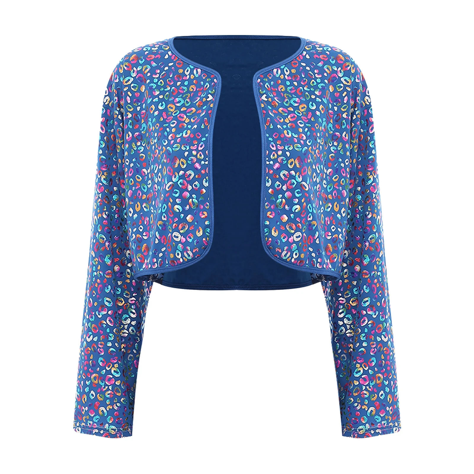 Unisex Women Fashion Long Sleeve Cardigan Men Shiny Leopard Print Short Jacket Coat Jazz Modern Dance Performance Costume
Unisex Women Fashion Long Sleeve Cardigan Men Shiny Leopard Print Short Jacket Coat Jazz Modern Dance Performance Costume