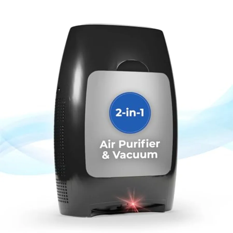Пылесос EyeVac Air 2-в-1 с HEPA-фильтром и функцией очистки воздуха, бесконтактный, для дома, черный/серебристый, безмешковый, проводной, с автоматической очисткой.
Пылесос EyeVac Air 2-в-1 с HEPA-фильтром и функцией очистки воздуха, бесконтактный, для дома, черный/серебристый, безмешковый, проводной, с автоматической очисткой.
