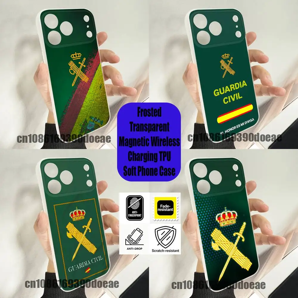 For Spain Spanish Guard Civil Emblem Phone Case iPhone 12,16,11,14,13,17,15,Pro,Max,Plus,E,Air,Mini Wireless Magnetic Clear
For Spain Spanish Guard Civil Emblem Phone Case iPhone 12,16,11,14,13,17,15,Pro,Max,Plus,E,Air,Mini Wireless Magnetic Clear