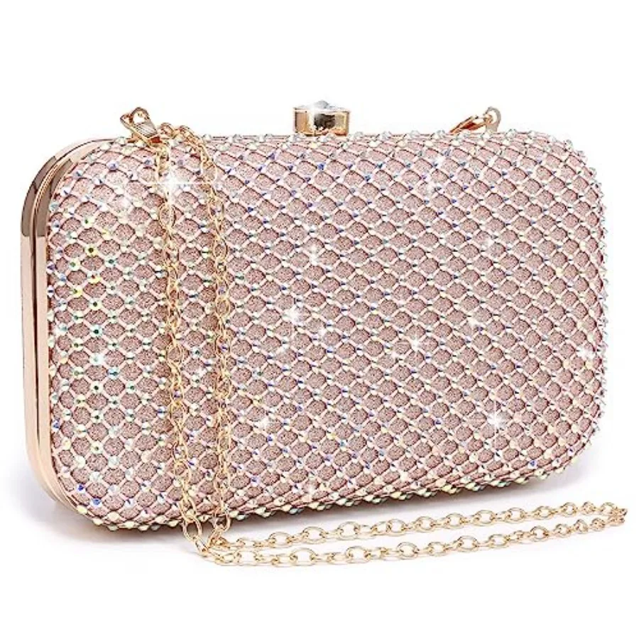 Dasein Womens Rhinestone Clutch Purse Sparkling Evening Bag with Crystal Clasp for Formal Prom Party Wedding Rhinestone, Sparkl
Dasein Womens Rhinestone Clutch Purse Sparkling Evening Bag with Crystal Clasp for Formal Prom Party Wedding Rhinestone, Sparkl