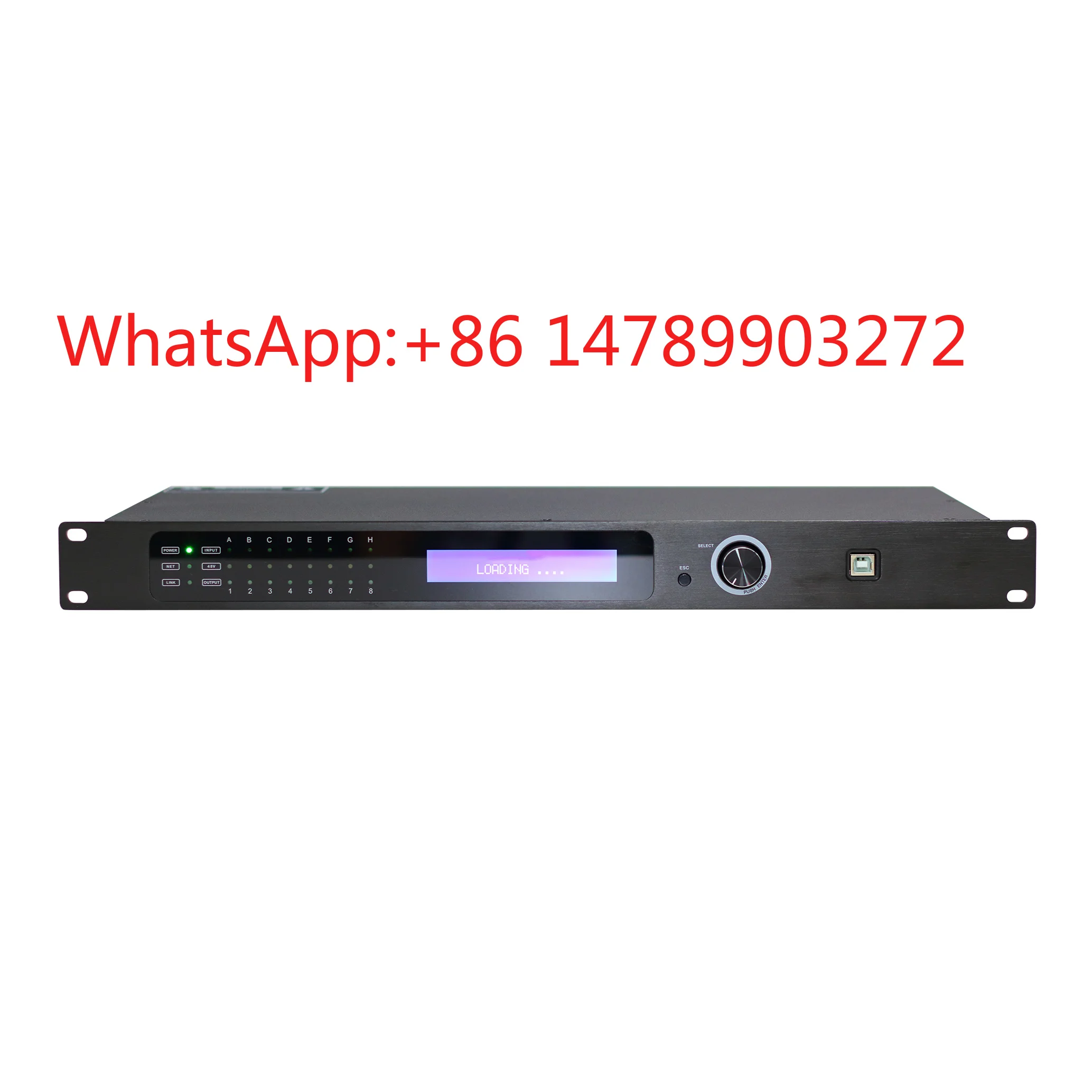 8 Channel Analog DSP Interface Dante Transmitter Stage Audio Equipment
8 Channel Analog DSP Interface Dante Transmitter Stage Audio Equipment