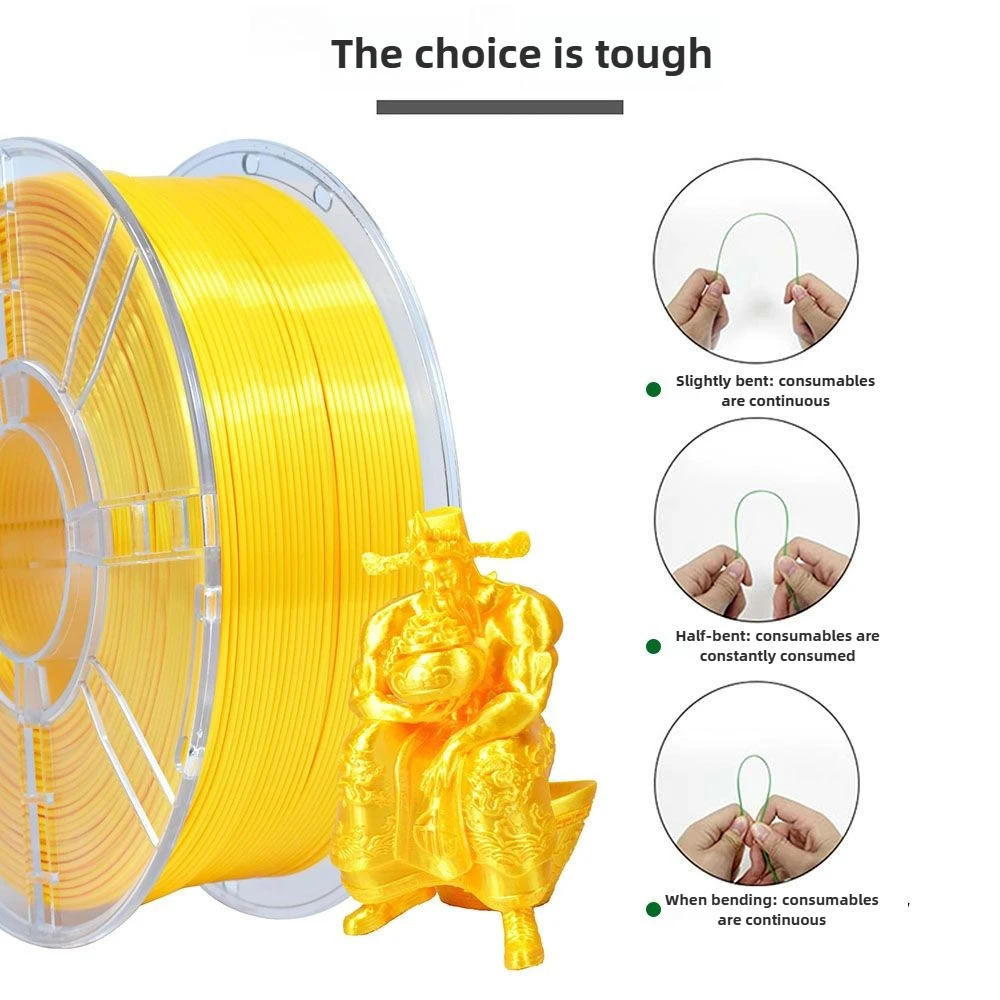 Silk PLA Dual-Color Rainbow Filament for 3D Printers, 1.75mm Smooth Shiny Finish, FDM Printing Material, Tangle-Free 1KG Spool
Silk PLA Dual-Color Rainbow Filament for 3D Printers, 1.75mm Smooth Shiny Finish, FDM Printing Material, Tangle-Free 1KG Spool