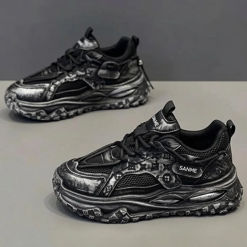 Men's Breathable Running Sports Shoes Summer New Style High-End Net Surface Dad Trendy Shoes Low Cut Casual Sneakers Rubber Sole
Men's Breathable Running Sports Shoes Summer New Style High-End Net Surface Dad Trendy Shoes Low Cut Casual Sneakers Rubber Sole