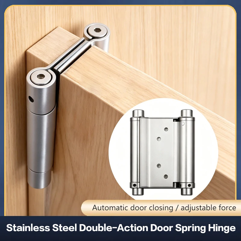 Stainless Steel Double Action Spring Hinge Self Closing For Saloon Door Cafe Door Bidirectional Swing Automatic Return Robust
Stainless Steel Double Action Spring Hinge Self Closing For Saloon Door Cafe Door Bidirectional Swing Automatic Return Robust