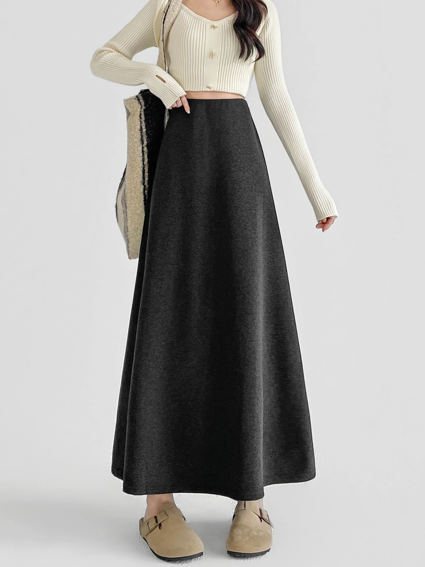 Soft Comfortable Women's Long A-Line Skirt High Waist Loose Fit Slimming Gauze Material Spring 2026 New Style Casual Wear
Soft Comfortable Women's Long A-Line Skirt High Waist Loose Fit Slimming Gauze Material Spring 2026 New Style Casual Wear