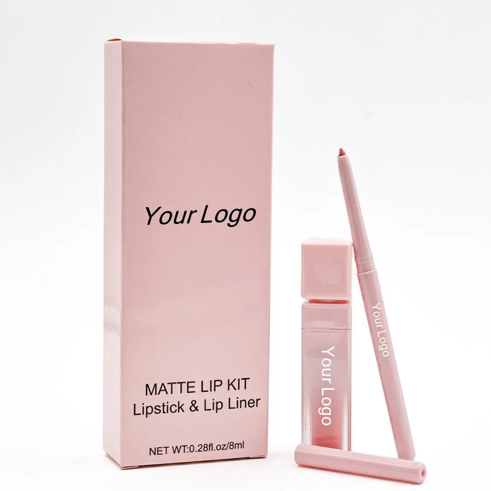 Lip Gloss Liner Set Make Your Own logo Makeup Matte Liquid Lipstick Pink Packaging Box Vegan Long Lasting Lip Kit Private Label
Lip Gloss Liner Set Make Your Own logo Makeup Matte Liquid Lipstick Pink Packaging Box Vegan Long Lasting Lip Kit Private Label