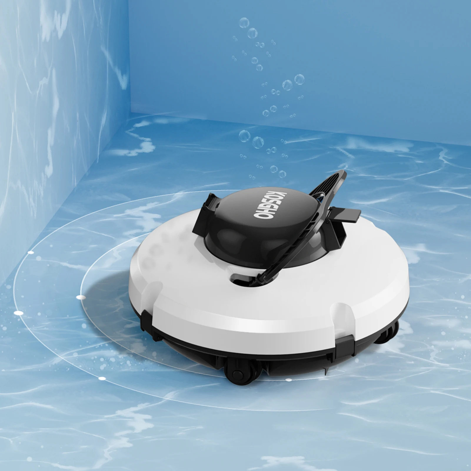 Pool Cleaner Cordless Robotic Pool Cleaner Pool Vacuum with Dual Motors Self Parking for Flat Ground Pools
Pool Cleaner Cordless Robotic Pool Cleaner Pool Vacuum with Dual Motors Self Parking for Flat Ground Pools