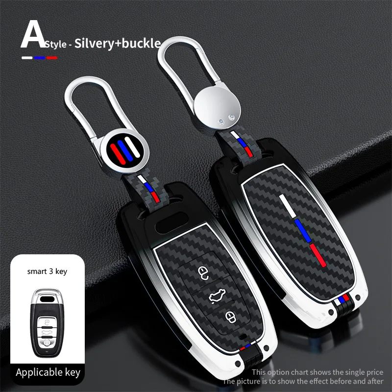 Zinc Alloy Car Key Case Cover Shell For Audi A3 A4 B9 A6 A7 4K A8 E-tron Q5 Q8 C8 D5 SQ8 Protected Fob Keychain Accessories
Zinc Alloy Car Key Case Cover Shell For Audi A3 A4 B9 A6 A7 4K A8 E-tron Q5 Q8 C8 D5 SQ8 Protected Fob Keychain Accessories
