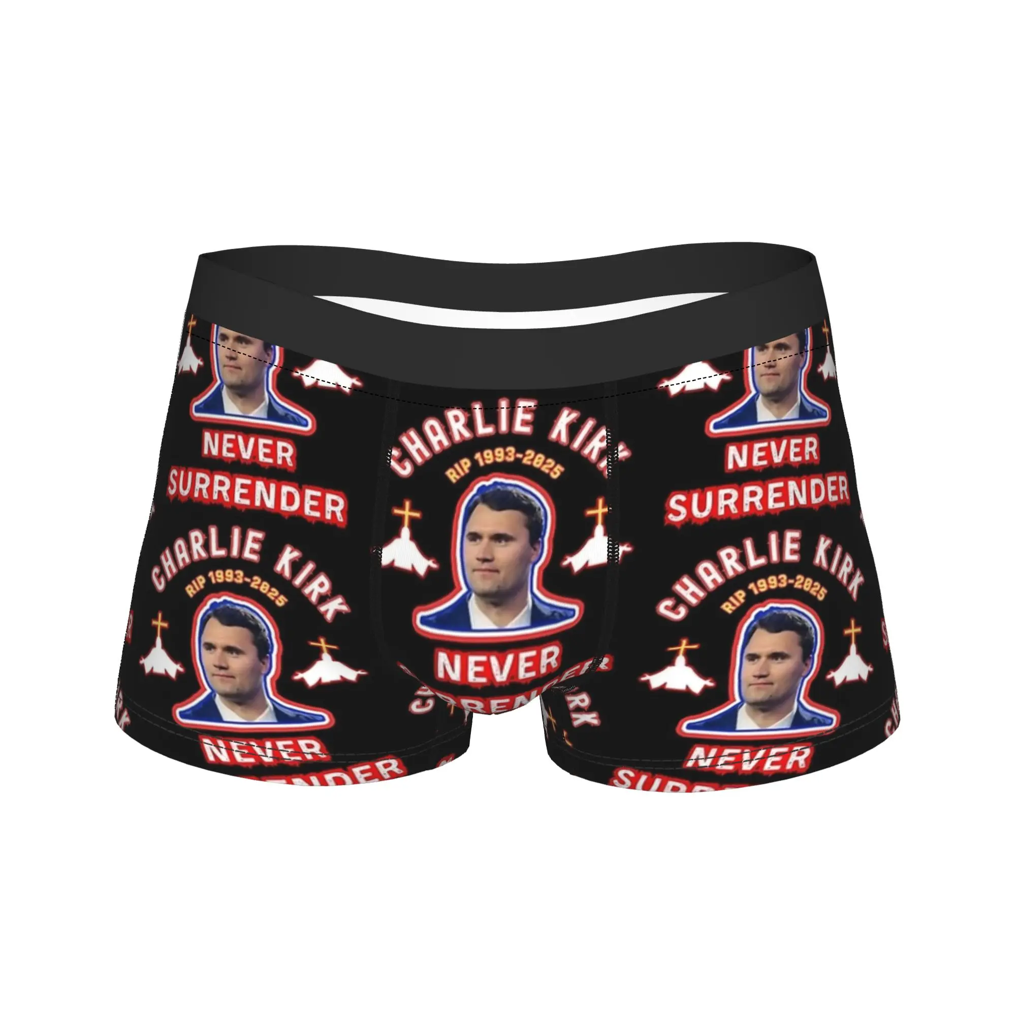 Charlie Kirk Never Surrended RIP 1993 2025 Underwear Man Underpants Custom Sexy Soft Boxer Shorts High Quality Shorts Briefs
Charlie Kirk Never Surrended RIP 1993 2025 Underwear Man Underpants Custom Sexy Soft Boxer Shorts High Quality Shorts Briefs