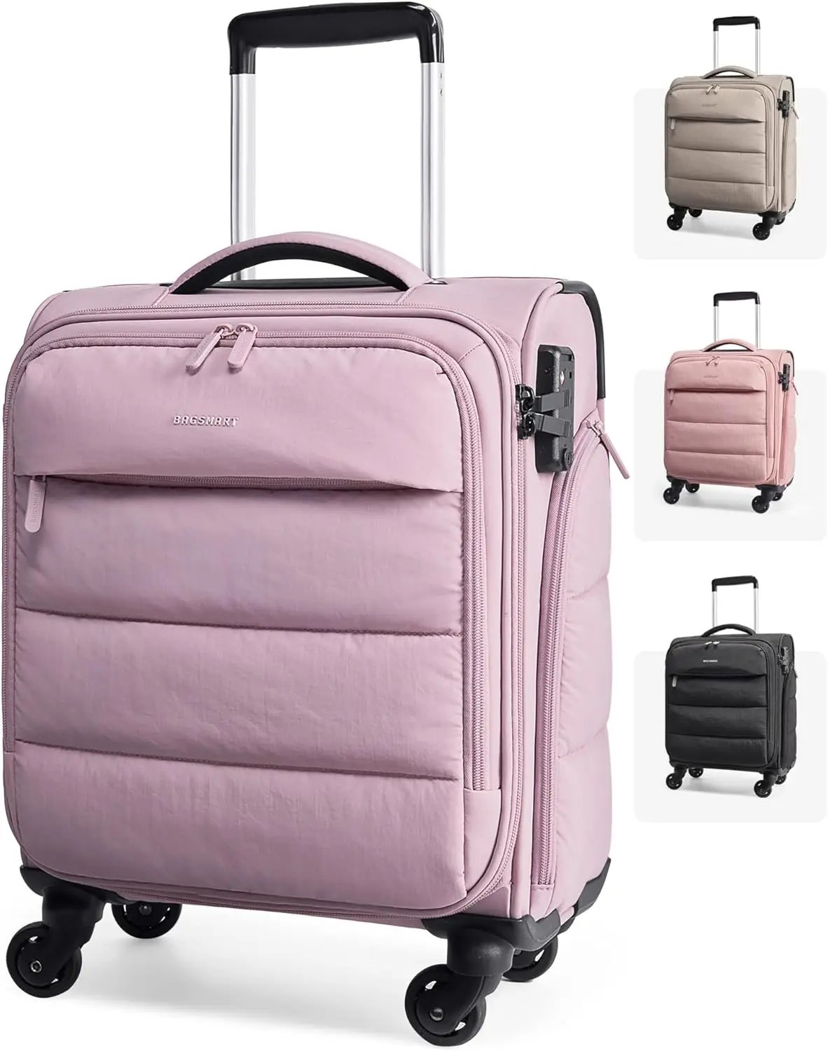 Underseat Carry on Luggage with Wheels, Soft Travel Suitcase for Short Trips, Lightweight Personal Item with Wet/Dry Pockets
Underseat Carry on Luggage with Wheels, Soft Travel Suitcase for Short Trips, Lightweight Personal Item with Wet/Dry Pockets