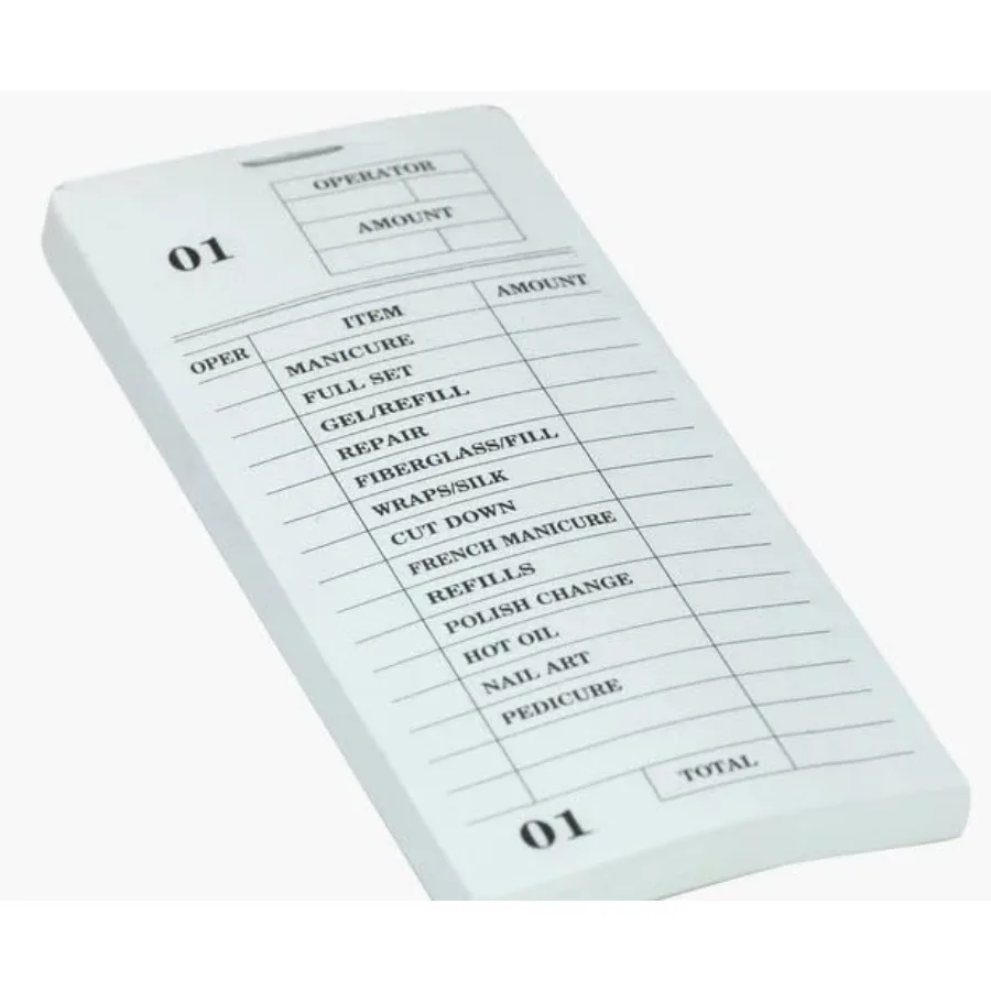 10 TICKET BOOK- Nail Spa Salon Sales Book/Ticket Book/Order Book
10 TICKET BOOK- Nail Spa Salon Sales Book/Ticket Book/Order Book
