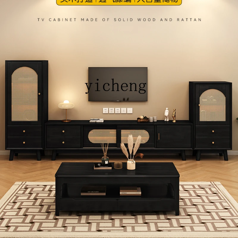 XL Rattan TV Cabinet Separate Locker Wind TV Cabinet and Tea Table Side Cabinet Three-Piece Set
XL Rattan TV Cabinet Separate Locker Wind TV Cabinet and Tea Table Side Cabinet Three-Piece Set