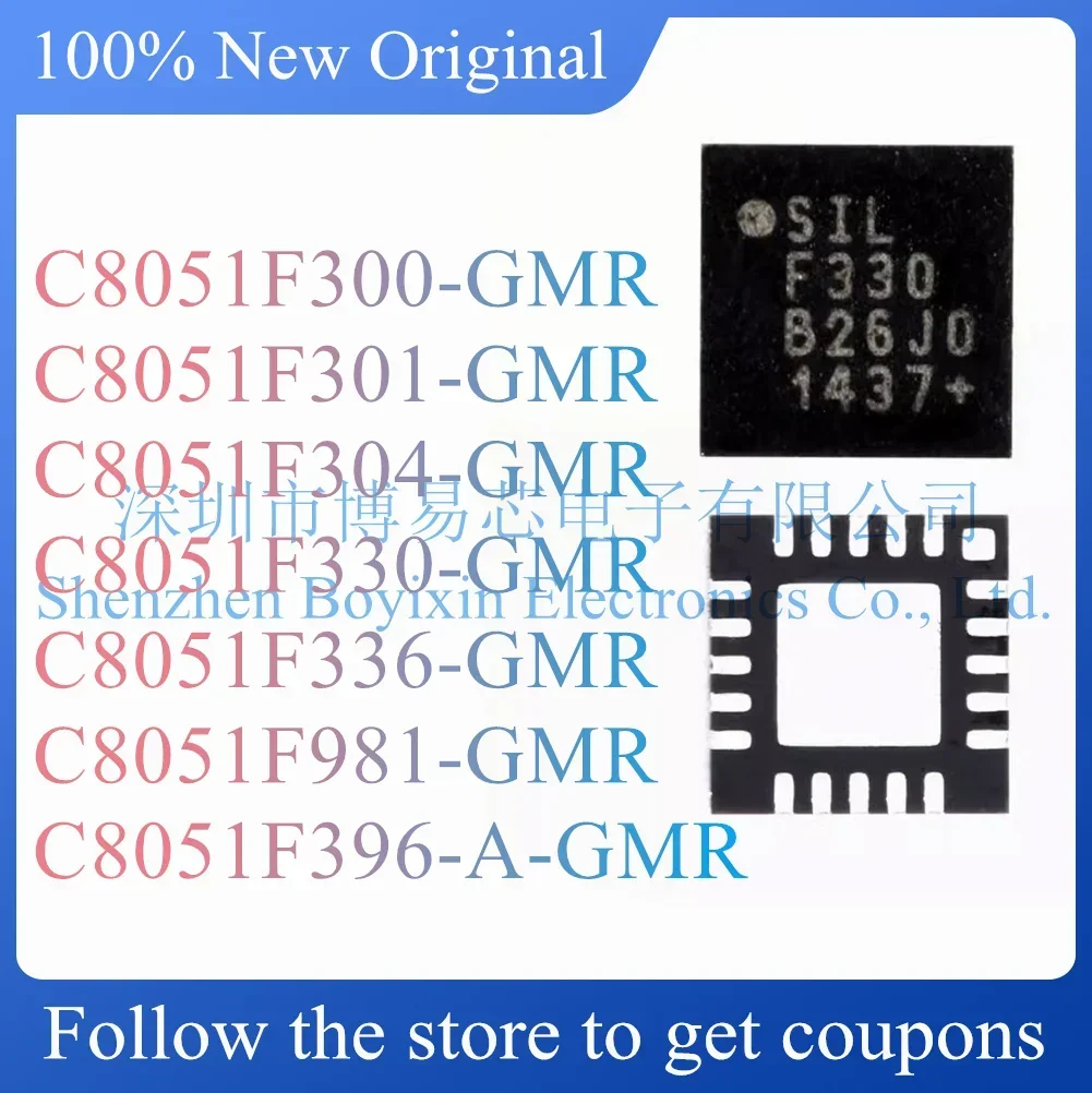 NEW C8051F300-GMR C8051F301-GMR C8051F304-GMR C8051F330-GMR C8051F336-GMR C8051F981-GMR C8051F396-A-GMR.
NEW C8051F300-GMR C8051F301-GMR C8051F304-GMR C8051F330-GMR C8051F336-GMR C8051F981-GMR C8051F396-A-GMR.