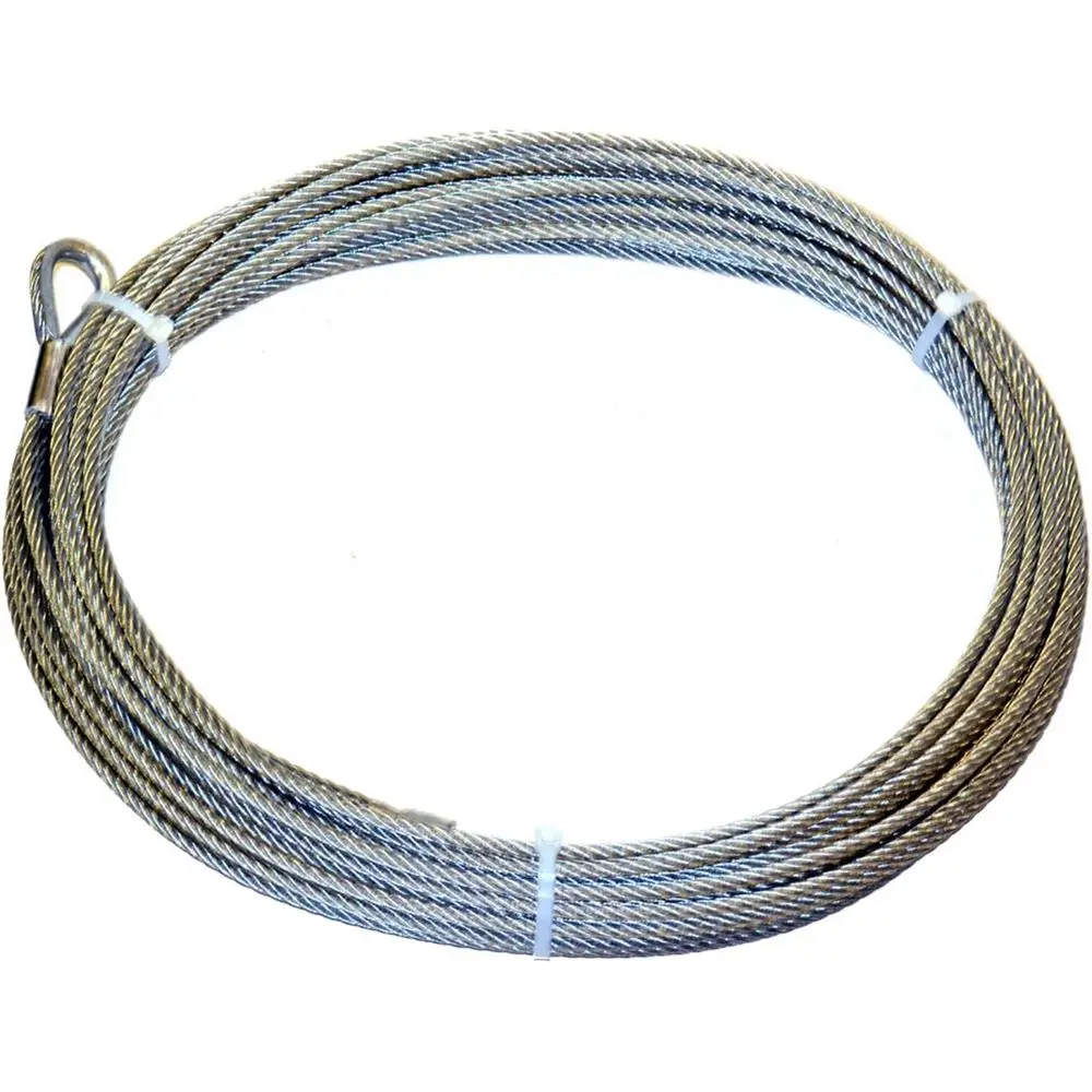 Steel Cable with Loop and Terminal, 5/16 x 125' Length
Steel Cable with Loop and Terminal, 5/16 x 125' Length