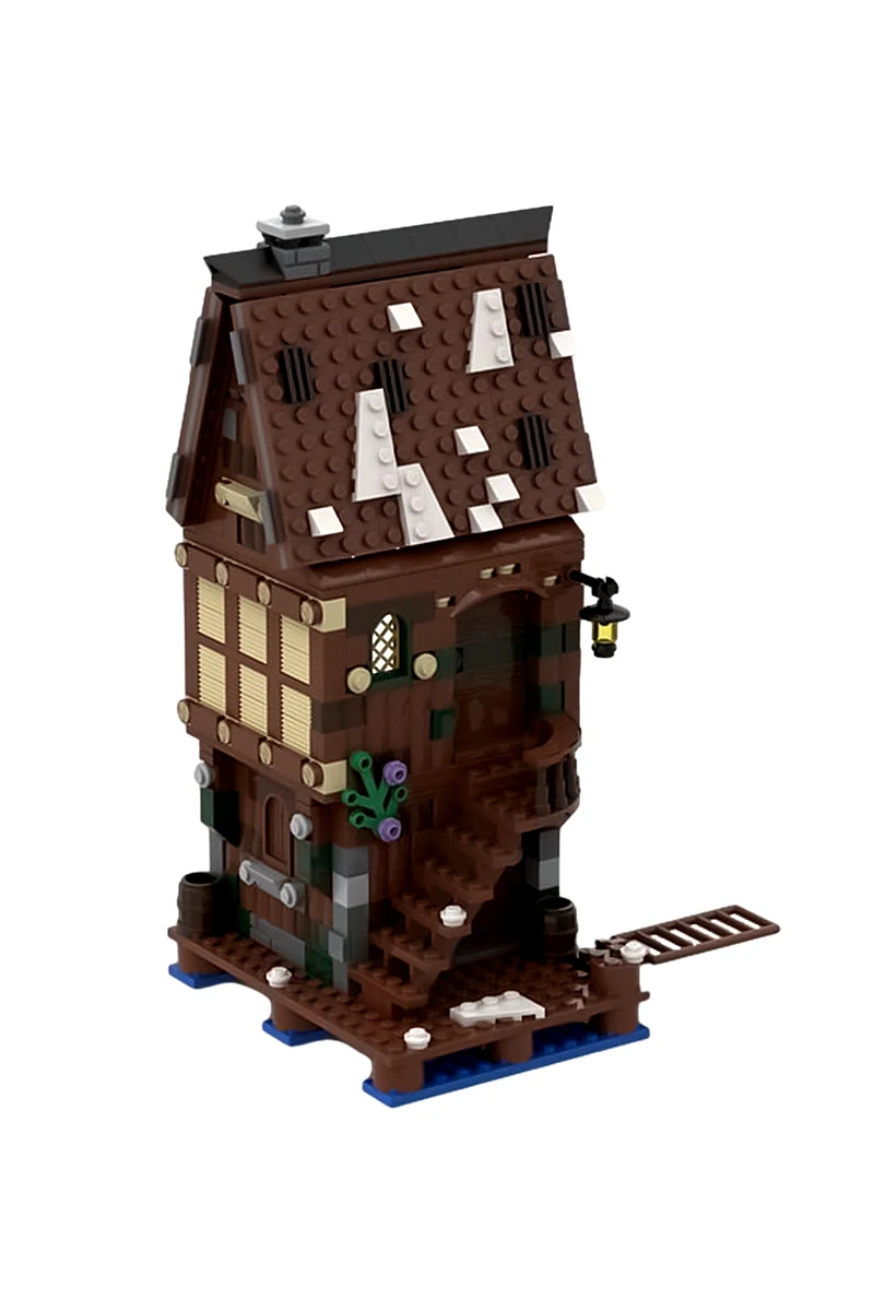 MOC Retro Street View Model Lake Town House Building Blocks House of Bard Lake Town Esgaroth DIY Bricks Assembly Toys Kids Gifts
MOC Retro Street View Model Lake Town House Building Blocks House of Bard Lake Town Esgaroth DIY Bricks Assembly Toys Kids Gifts