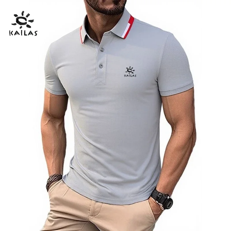 Men's High-quality Embroidered Logo Polo Shirt, Summer New Style, Business Casual Fashion, Comfortable Short Sleeved Top
Men's High-quality Embroidered Logo Polo Shirt, Summer New Style, Business Casual Fashion, Comfortable Short Sleeved Top