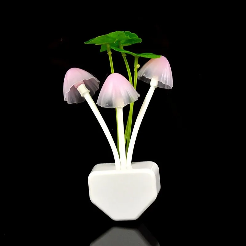 Mini Mushroom Night Light Romantic Colorful Sensor 3 LED EU & US Plug Wall Lamp Home Decor
Mini Mushroom Night Light Romantic Colorful Sensor 3 LED EU & US Plug Wall Lamp Home Decor