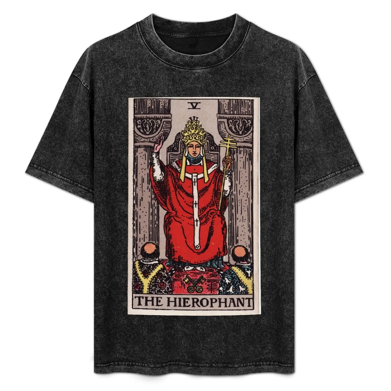 The Hierophant T-Shirt heavyweights aesthetic clothes sweat black t shirts for men
The Hierophant T-Shirt heavyweights aesthetic clothes sweat black t shirts for men
