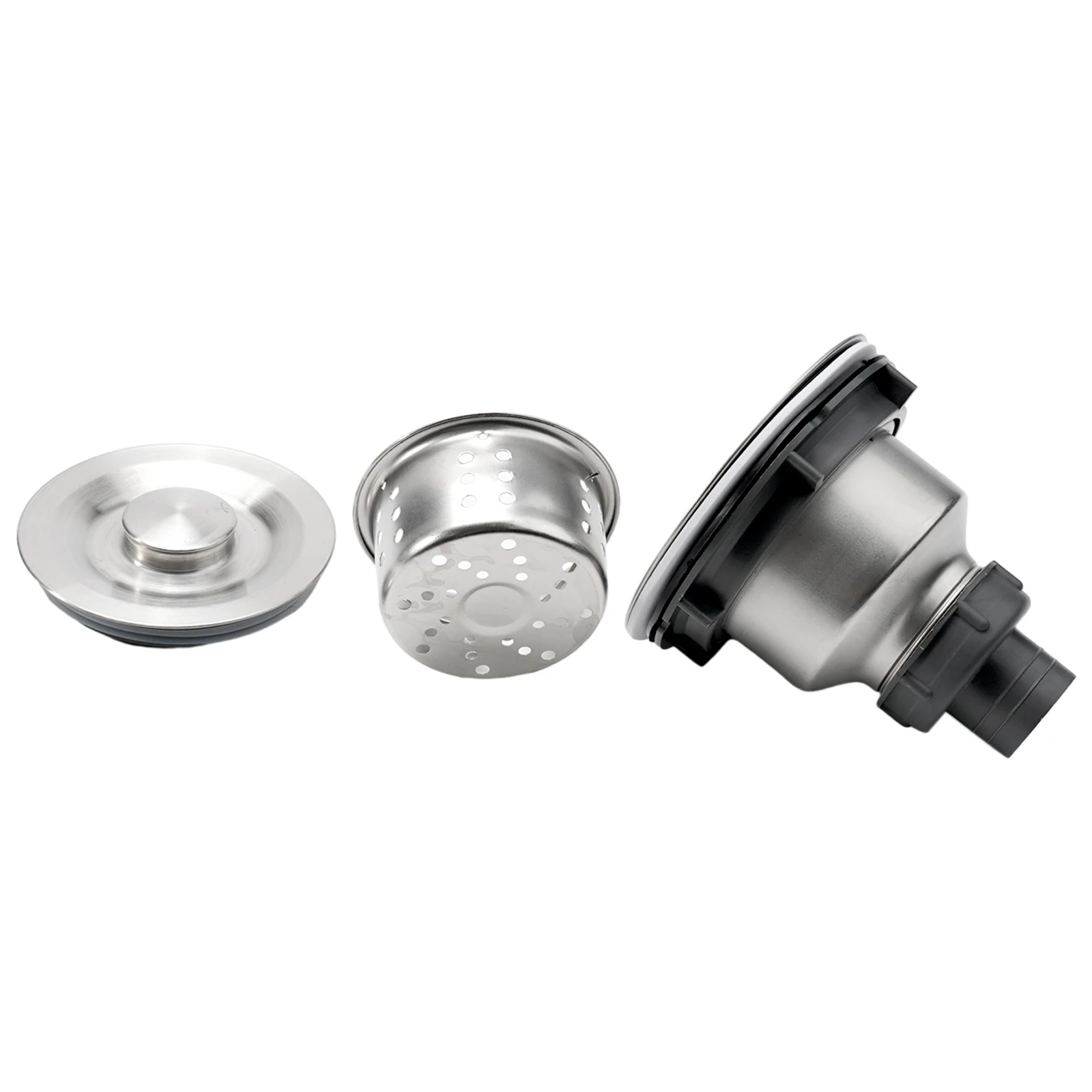 Stainless Steel Kitchen Sink Waste Strainer Basket Drain Filter Replacement Kit for Food Particle Capture and Drain Maintenance
Stainless Steel Kitchen Sink Waste Strainer Basket Drain Filter Replacement Kit for Food Particle Capture and Drain Maintenance