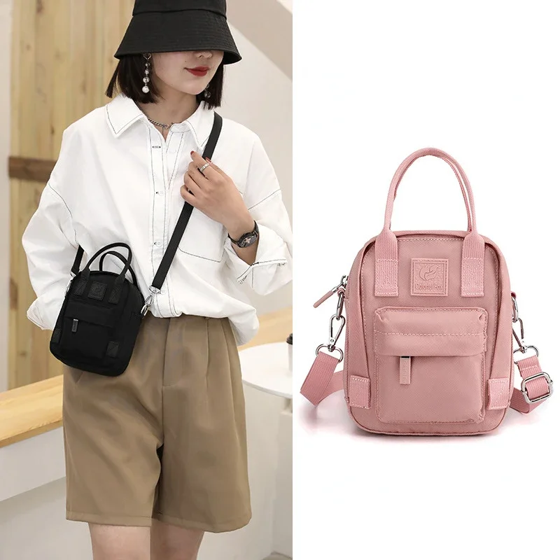 Mini Crossbody Bag Waterproof Fashion Korean Style Simple Hasp Mobile Phone Bag Waterproof Nylon Handbags
Mini Crossbody Bag Waterproof Fashion Korean Style Simple Hasp Mobile Phone Bag Waterproof Nylon Handbags
