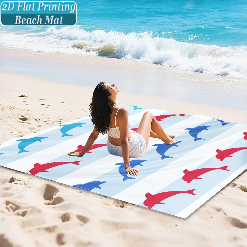 1-Piece Set, Summer Outdoor Beach Mat, Includes 4 Ground Stakes, Unique Printed Design, Fade-Resistant, Lightweight, Quick-Drying, Easy to Carry, Windproof and Sandproof, Fashionable and Trendy Outdoor Activity Decoration, Suitable for Beach, Camping, Pic
1-Piece Set, Summer Outdoor Beach Mat, Includes 4 Ground Stakes, Unique Printed Design, Fade-Resistant, Lightweight, Quick-Drying, Easy to Carry, Windproof and Sandproof, Fashionable and Trendy Outdoor Activity Decoration, Suitable for Beach, Camping, Pic