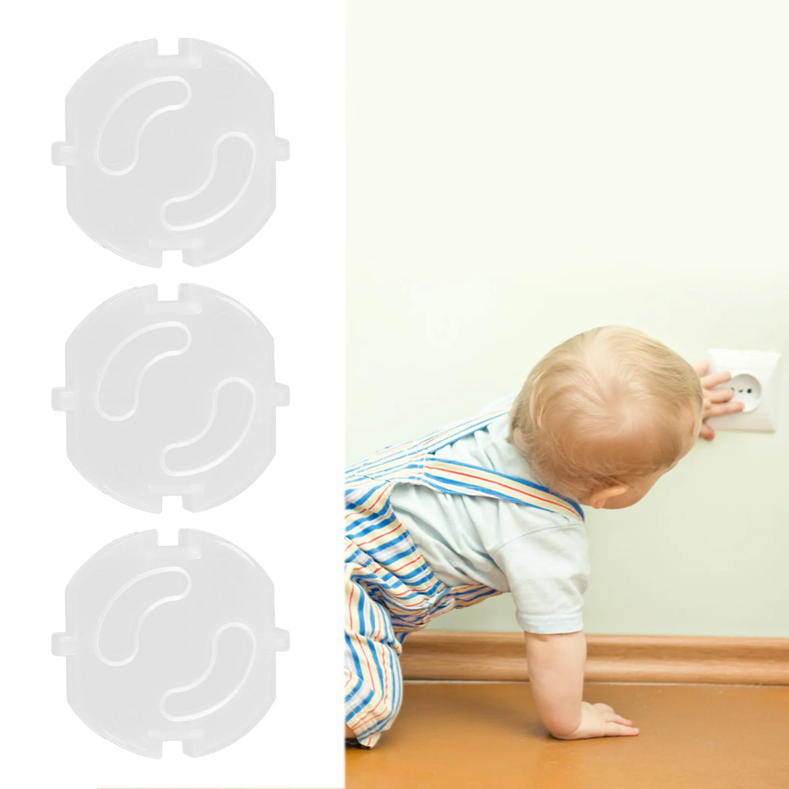 20Pcs Baby Proof Outlet Covers Clear Child Safety Plug Cover Electrical Power Socket Protector Plastic Child Proof Outlet Plug
20Pcs Baby Proof Outlet Covers Clear Child Safety Plug Cover Electrical Power Socket Protector Plastic Child Proof Outlet Plug
