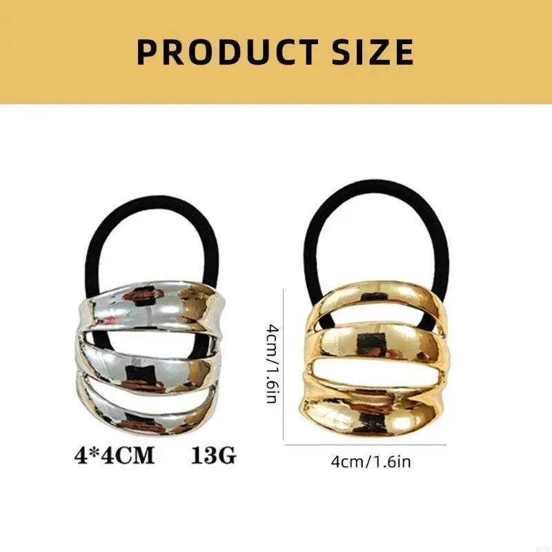 B95F Elastic Silver HairBands Ponytail Holder Hair Tie Scrunchy Vintage Hair Rope
B95F Elastic Silver HairBands Ponytail Holder Hair Tie Scrunchy Vintage Hair Rope