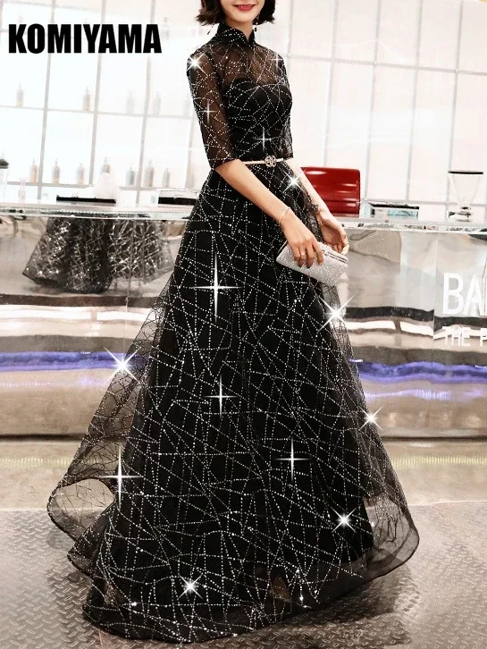 Женское банкетное вечернее платье Starry, Длинное Элегантное платье для свадьбы и выпускного вечера, 2024 
Женское банкетное вечернее платье Starry, Длинное Элегантное платье для свадьбы и выпускного вечера, 2024