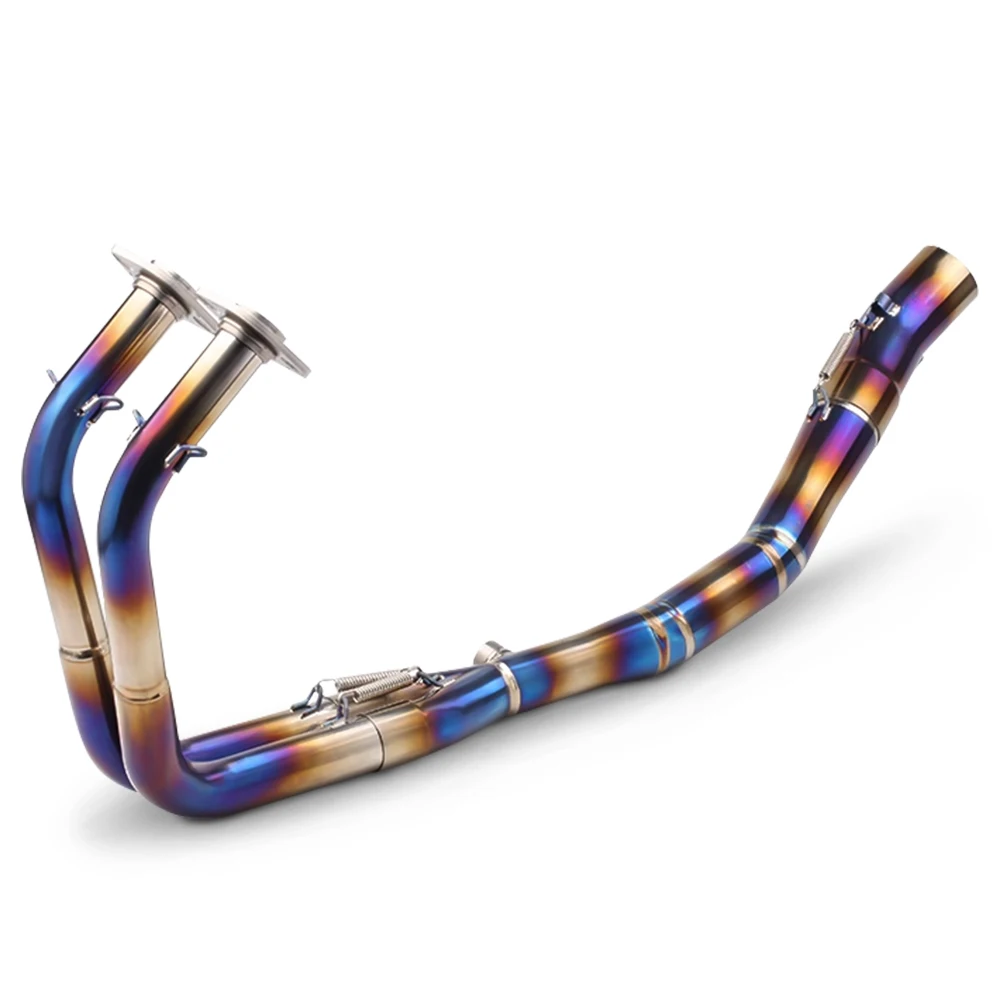 STLF мотоциклетная выхлопная система, модифицированная для Ninja 400 Z400 2018-2024, без шнуровки, передняя средняя труба из титанового сплава, 51 мм, мото 
STLF мотоциклетная выхлопная система, модифицированная для Ninja 400 Z400 2018-2024, без шнуровки, передняя средняя труба из титанового сплава, 51 мм, мото