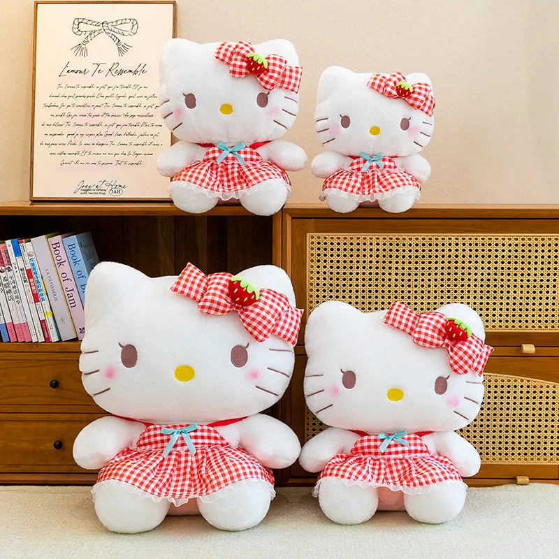 30-60cm Sanrio Plushie Hello Kitty Red Checkered Dress Plush Toy Kawaii Anime Stuffed Doll Comfortable Soft Pillow Ornament Gift
30-60cm Sanrio Plushie Hello Kitty Red Checkered Dress Plush Toy Kawaii Anime Stuffed Doll Comfortable Soft Pillow Ornament Gift