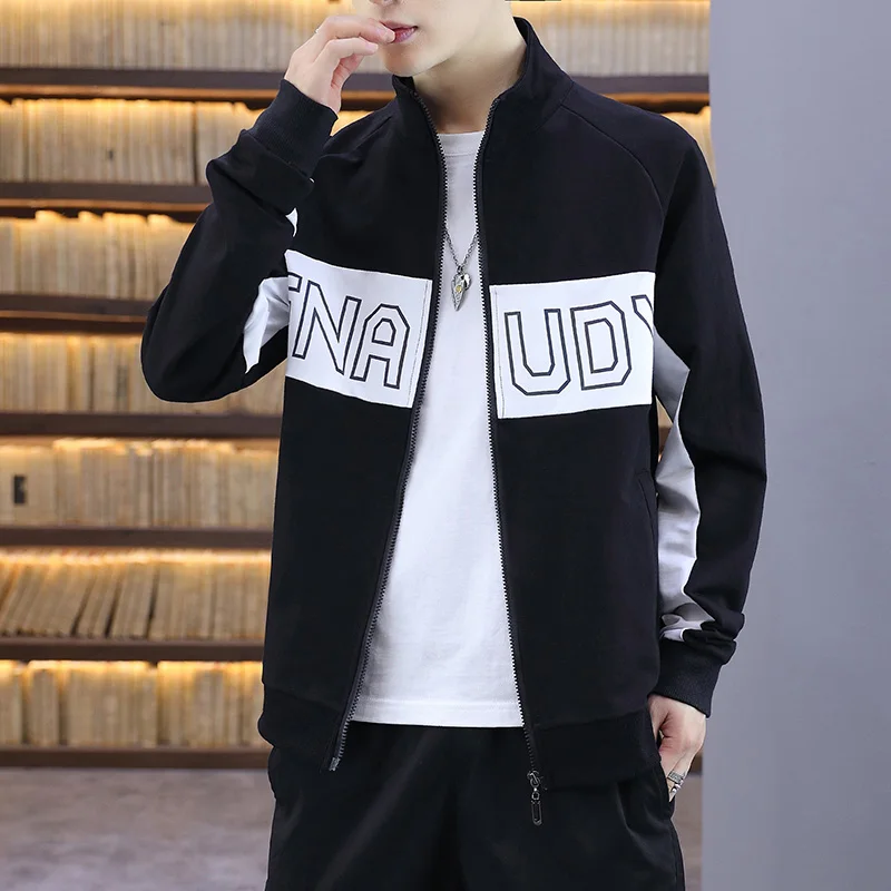 Baseball Jaet Men's Casual Loose Youth Student Color Blo Design Spring Autumn Faionable Baseball Outerwear
Baseball Jaet Men's Casual Loose Youth Student Color Blo Design Spring Autumn Faionable Baseball Outerwear