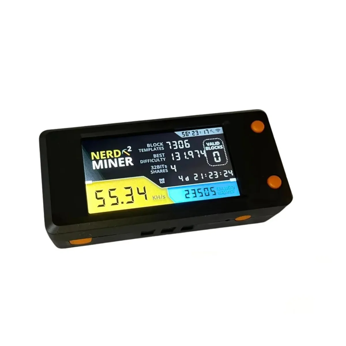 BABQ NerdMiner V2 78kh/S Hashrate Bitcoin Nerd Miner BTC Lottery Miner Solo Btc Crypto Miner Mining Machine with Display
BABQ NerdMiner V2 78kh/S Hashrate Bitcoin Nerd Miner BTC Lottery Miner Solo Btc Crypto Miner Mining Machine with Display