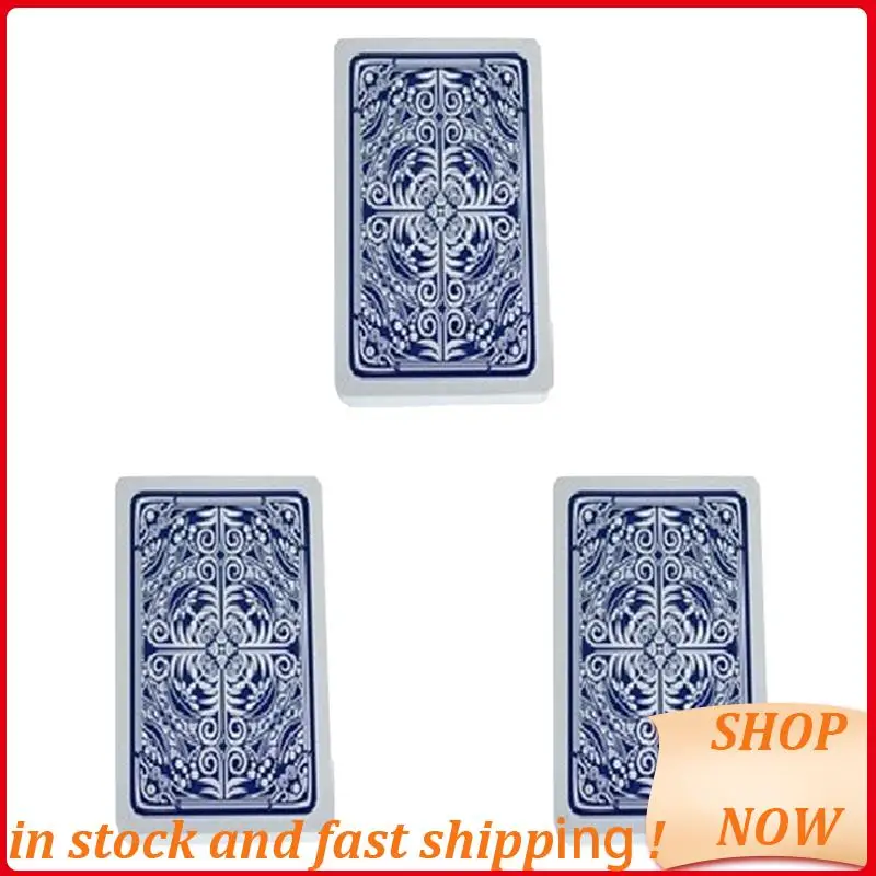 3X Poker Cards Waterproof Texas Hold'em Playing Cards Black Jack Plastic Game Card Poker Game Board Game Card-Blue HOT!
3X Poker Cards Waterproof Texas Hold'em Playing Cards Black Jack Plastic Game Card Poker Game Board Game Card-Blue HOT!