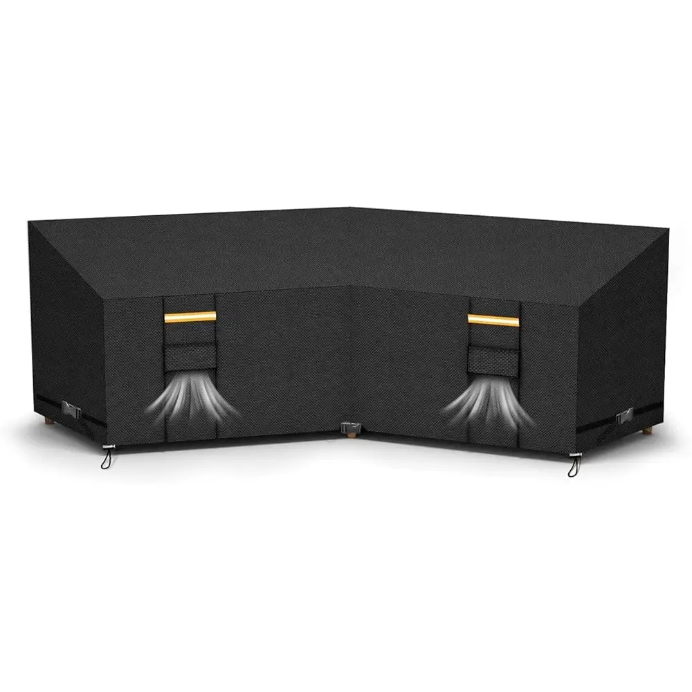 V-Shaped Outdoor Sectional Cover Waterproof, 100X100 H,Heavy Duty 600D Polyester, Weatherproof L Shaped Patio Furniture
V-Shaped Outdoor Sectional Cover Waterproof, 100X100 H,Heavy Duty 600D Polyester, Weatherproof L Shaped Patio Furniture