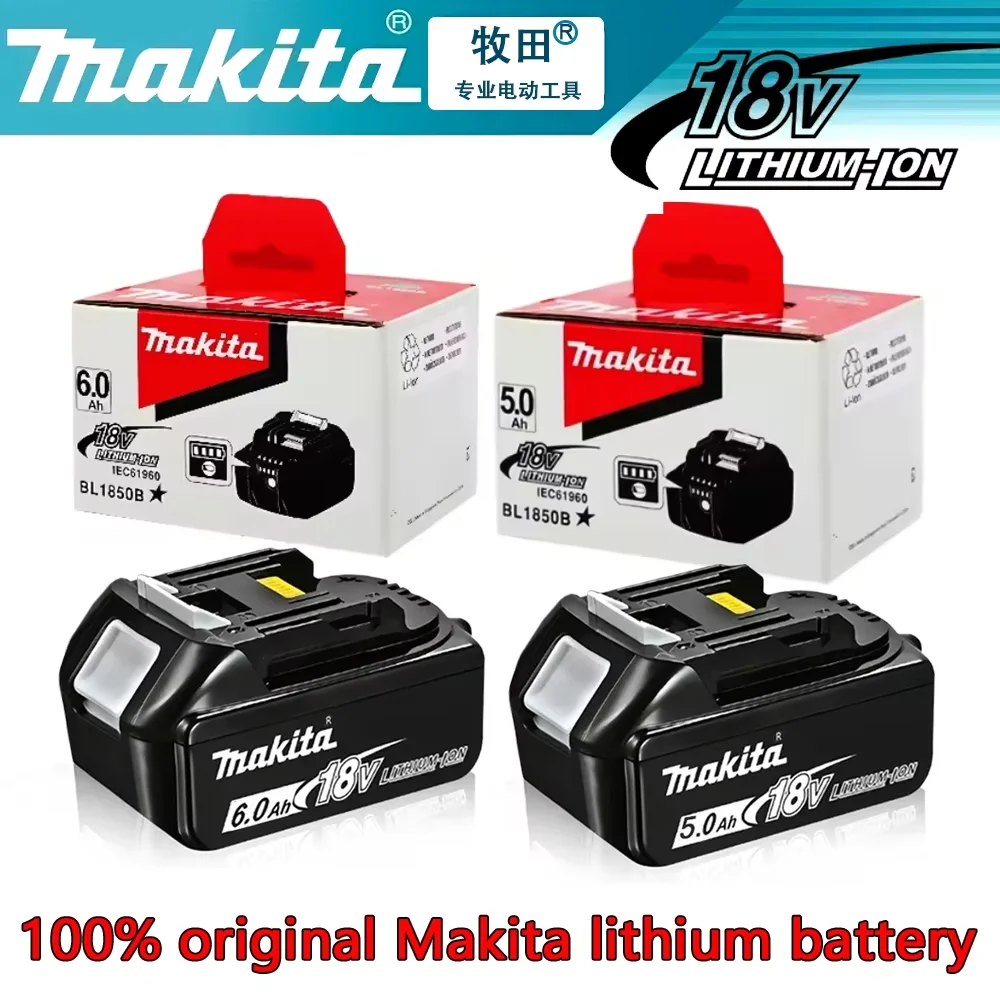 Original Makita18V 6000mAh rechargeable power tool battery,makita packaging18V replace lithium-ion LXT BL1860B BL1860 BL1850
Original Makita18V 6000mAh rechargeable power tool battery,makita packaging18V replace lithium-ion LXT BL1860B BL1860 BL1850