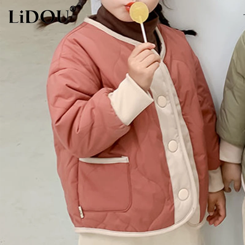 Spring Autumn Korean Fashion Kawaii Neat Outerwear Children Cartoon Cute Aesthetic Sweet Anime Loose Solid Color Girls Clothes
Spring Autumn Korean Fashion Kawaii Neat Outerwear Children Cartoon Cute Aesthetic Sweet Anime Loose Solid Color Girls Clothes