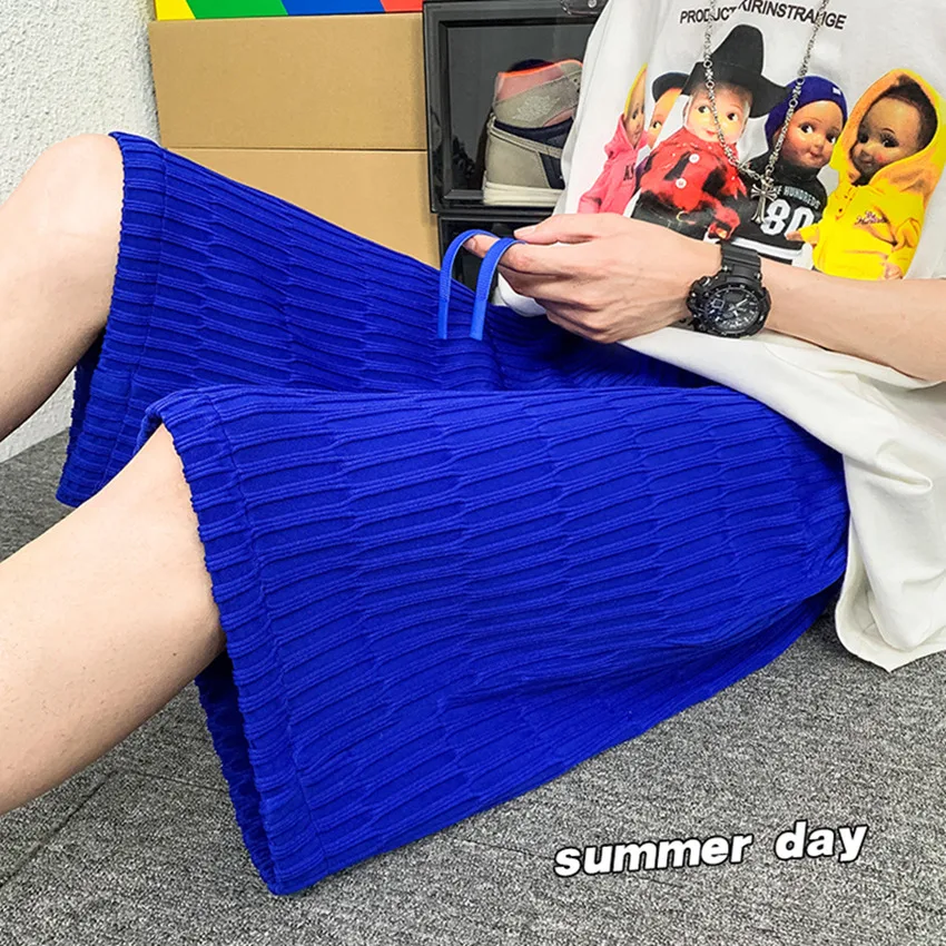 Мужские летние тонкие повседневные спортивные шорты Klein Blue, свободные, прямые, длиной до колена, модные, удобные, дышащие
Мужские летние тонкие повседневные спортивные шорты Klein Blue, свободные, прямые, длиной до колена, модные, удобные, дышащие